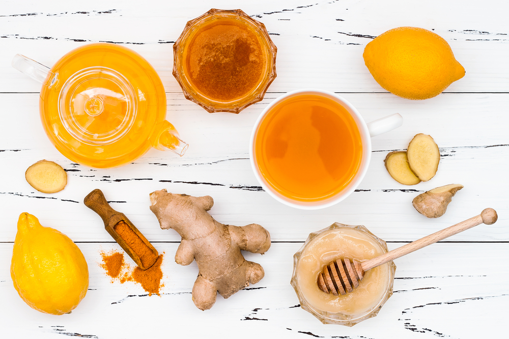 anti-inflammatory ginger and turmeric tea